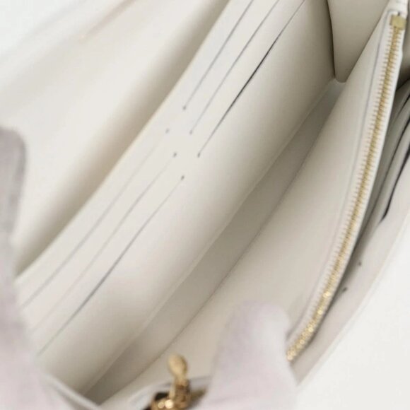 LOUIS VUITTON Flower Portefeuille Capsine Wallet White M11417 LV Auth ac3766SAM - Picture 13 of 16